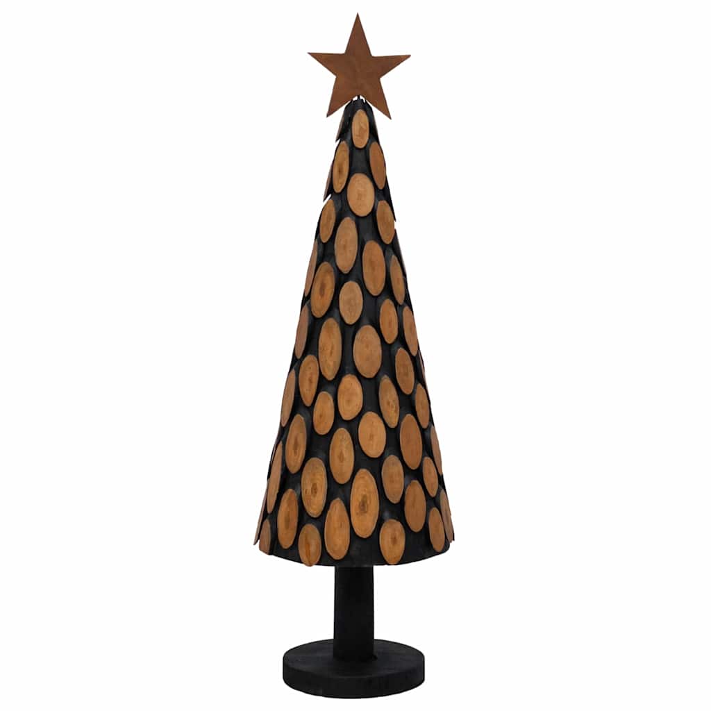 Christmas Tree with Stand Brown 150 cm Solid teak wood